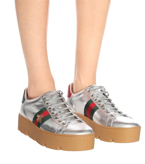 gucci trainers chunky|Gucci platform trainers.